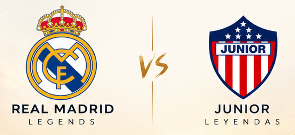 Gráfica de referencia: Real Madrid Legends frente a Junior Leyendas